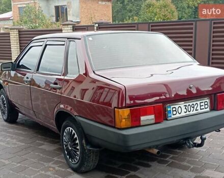 Красный ВАЗ 21099, объемом двигателя 1.6 л и пробегом 267 тыс. км за 2150 $, фото 6 на Automoto.ua