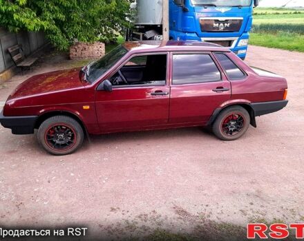 Красный ВАЗ 21099, объемом двигателя 1.6 л и пробегом 89 тыс. км за 3100 $, фото 2 на Automoto.ua