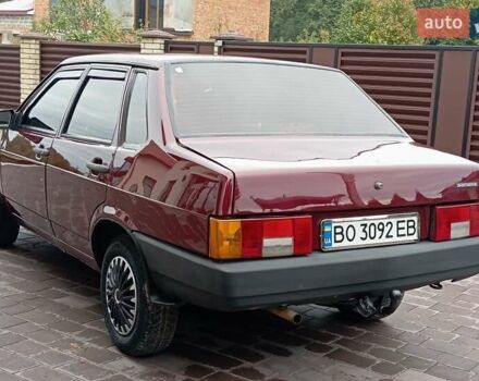 Красный ВАЗ 21099, объемом двигателя 1.6 л и пробегом 267 тыс. км за 2150 $, фото 7 на Automoto.ua