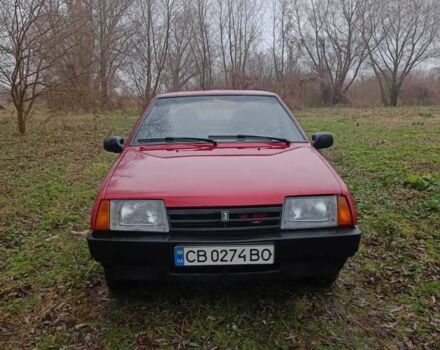 Красный ВАЗ 21099, объемом двигателя 1.6 л и пробегом 150 тыс. км за 2050 $, фото 3 на Automoto.ua