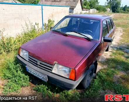 Красный ВАЗ 21099, объемом двигателя 1.6 л и пробегом 280 тыс. км за 1450 $, фото 1 на Automoto.ua