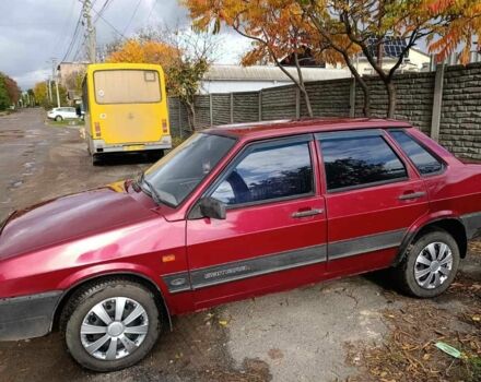 Красный ВАЗ 21099, объемом двигателя 1.6 л и пробегом 236 тыс. км за 1800 $, фото 4 на Automoto.ua