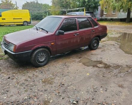 Красный ВАЗ 21099, объемом двигателя 1.6 л и пробегом 160 тыс. км за 1400 $, фото 1 на Automoto.ua