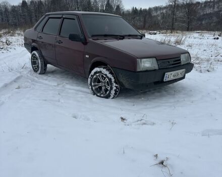 Красный ВАЗ 21099, объемом двигателя 1.6 л и пробегом 181 тыс. км за 1999 $, фото 1 на Automoto.ua