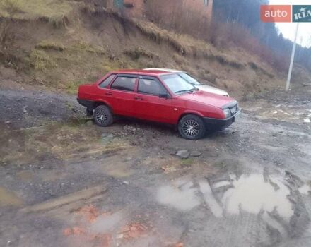 Красный ВАЗ 21099, объемом двигателя 1.5 л и пробегом 128 тыс. км за 2450 $, фото 5 на Automoto.ua