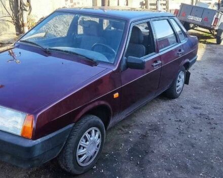 Красный ВАЗ 21099, объемом двигателя 1.6 л и пробегом 6 тыс. км за 4500 $, фото 1 на Automoto.ua