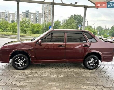 Красный ВАЗ 21099, объемом двигателя 1.6 л и пробегом 205 тыс. км за 1999 $, фото 3 на Automoto.ua