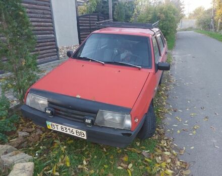 Красный ВАЗ 21099, объемом двигателя 1.5 л и пробегом 90 тыс. км за 716 $, фото 1 на Automoto.ua