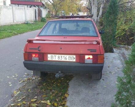Красный ВАЗ 21099, объемом двигателя 1.5 л и пробегом 90 тыс. км за 716 $, фото 3 на Automoto.ua