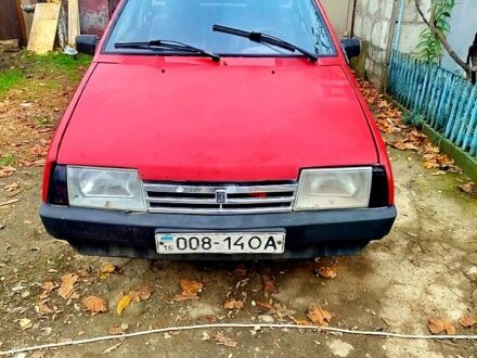 Красный ВАЗ 21099, объемом двигателя 1.6 л и пробегом 0 тыс. км за 1100 $, фото 1 на Automoto.ua
