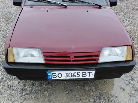 Красный ВАЗ 21099, объемом двигателя 1.5 л и пробегом 100 тыс. км за 505 $, фото 1 на Automoto.ua
