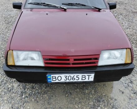 Красный ВАЗ 21099, объемом двигателя 1.5 л и пробегом 100 тыс. км за 505 $, фото 1 на Automoto.ua