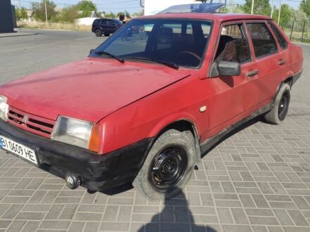 ВАЗ 21099 1992 у Дніпро (Дніпропетровську) на Automoto.ua Червоний ВАЗ 21099, об'ємом двигуна 1.5 л та пробігом 100 тис. км за 652 $, фото 1 на Automoto.ua