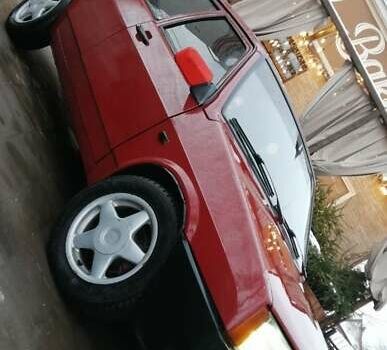 Красный ВАЗ 21099, объемом двигателя 1.5 л и пробегом 200 тыс. км за 1300 $, фото 1 на Automoto.ua