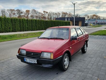 Красный ВАЗ 21099, объемом двигателя 1.5 л и пробегом 368 тыс. км за 750 $, фото 1 на Automoto.ua