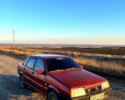 Красный ВАЗ 21099, объемом двигателя 1.5 л и пробегом 0 тыс. км за 1200 $, фото 1 на Automoto.ua