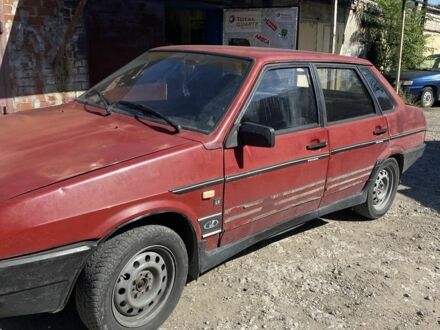 Красный ВАЗ 21099, объемом двигателя 1.6 л и пробегом 3 тыс. км за 750 $, фото 1 на Automoto.ua