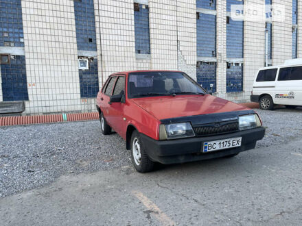 Красный ВАЗ 21099, объемом двигателя 1.5 л и пробегом 190 тыс. км за 1450 $, фото 1 на Automoto.ua