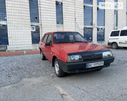 Красный ВАЗ 21099, объемом двигателя 1.5 л и пробегом 190 тыс. км за 1450 $, фото 1 на Automoto.ua