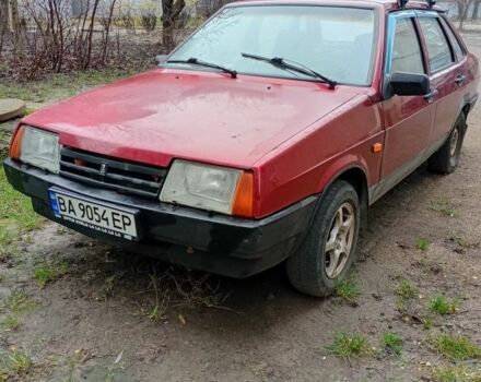 Красный ВАЗ 21099, объемом двигателя 1.5 л и пробегом 100 тыс. км за 800 $, фото 1 на Automoto.ua