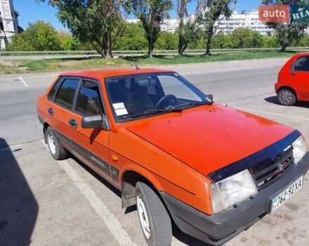 Красный ВАЗ 21099, объемом двигателя 1.5 л и пробегом 100 тыс. км за 1300 $, фото 1 на Automoto.ua