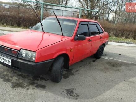 ВАЗ 21099 1993 в Днепре (Днепропетровске) на Automoto.ua Красный ВАЗ 21099, объемом двигателя 1.6 л и пробегом 100 тыс. км за 1300 $, фото 1 на Automoto.ua