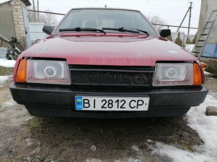 Красный ВАЗ 21099, объемом двигателя 1.3 л и пробегом 199 тыс. км за 700 $, фото 1 на Automoto.ua