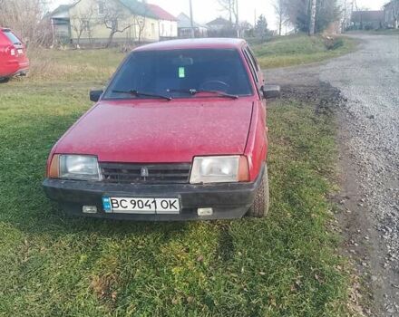 Красный ВАЗ 21099, объемом двигателя 1.3 л и пробегом 10 тыс. км за 1500 $, фото 1 на Automoto.ua
