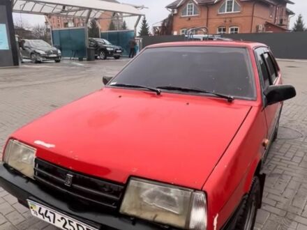 Красный ВАЗ 21099, объемом двигателя 1.5 л и пробегом 120 тыс. км за 1200 $, фото 1 на Automoto.ua