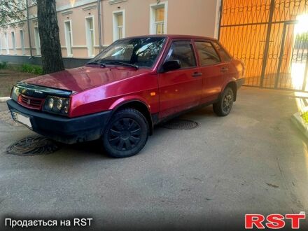 ВАЗ 21099 1993 у Новых Санжарах на Automoto.ua Червоний ВАЗ 21099, об'ємом двигуна 14 л та пробігом 200 тис. км за 1450 $, фото 1 на Automoto.ua