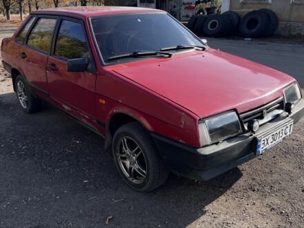 Красный ВАЗ 21099, объемом двигателя 1.3 л и пробегом 674 тыс. км за 1190 $, фото 1 на Automoto.ua
