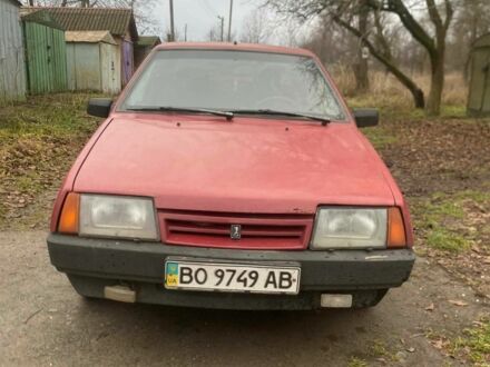 Красный ВАЗ 21099, объемом двигателя 1.3 л и пробегом 250 тыс. км за 662 $, фото 1 на Automoto.ua