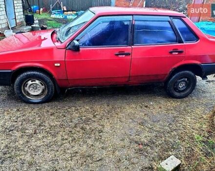 Червоний ВАЗ 21099, об'ємом двигуна 1.3 л та пробігом 100 тис. км за 700 $, фото 1 на Automoto.ua