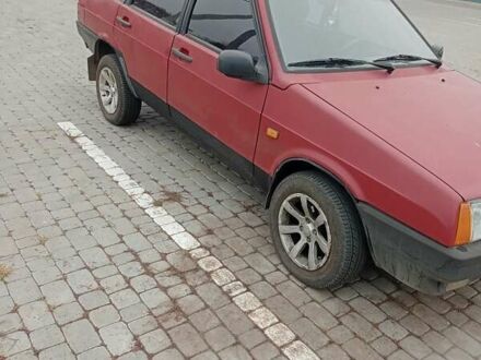 ВАЗ 21099 1993 у Козельщине на Automoto.ua Червоний ВАЗ 21099, об'ємом двигуна 1.3 л та пробігом 80 тис. км за 1300 $, фото 1 на Automoto.ua