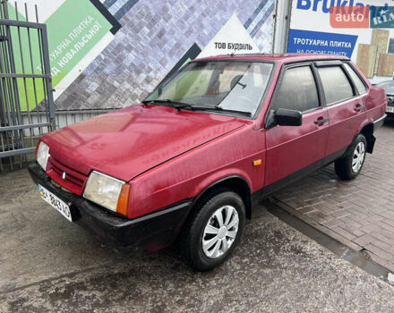 Красный ВАЗ 21099, объемом двигателя 1.5 л и пробегом 250 тыс. км за 1050 $, фото 1 на Automoto.ua