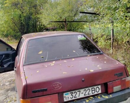 Красный ВАЗ 21099, объемом двигателя 1.5 л и пробегом 120 тыс. км за 805 $, фото 1 на Automoto.ua