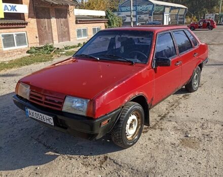 Красный ВАЗ 21099, объемом двигателя 1.5 л и пробегом 999 тыс. км за 732 $, фото 1 на Automoto.ua