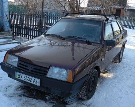 Красный ВАЗ 21099, объемом двигателя 1.3 л и пробегом 100 тыс. км за 900 $, фото 1 на Automoto.ua