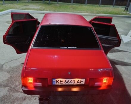 Красный ВАЗ 21099, объемом двигателя 1.5 л и пробегом 217 тыс. км за 2300 $, фото 1 на Automoto.ua