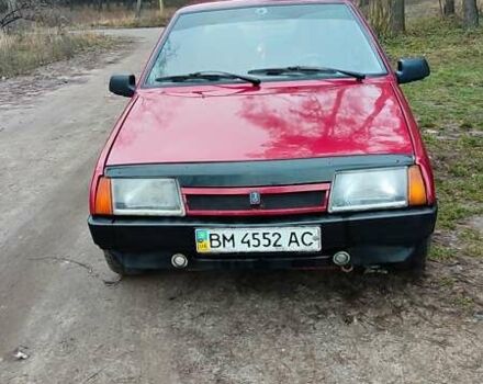 Красный ВАЗ 21099, объемом двигателя 1.5 л и пробегом 976 тыс. км за 1200 $, фото 1 на Automoto.ua