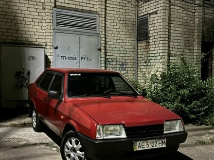 Красный ВАЗ 21099, объемом двигателя 1.3 л и пробегом 60 тыс. км за 1500 $, фото 1 на Automoto.ua
