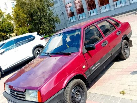 Красный ВАЗ 21099, объемом двигателя 1.5 л и пробегом 99 тыс. км за 675 $, фото 1 на Automoto.ua