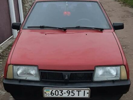 Красный ВАЗ 21099, объемом двигателя 1.5 л и пробегом 146 тыс. км за 1100 $, фото 1 на Automoto.ua