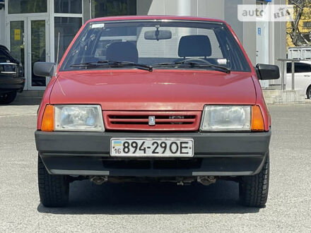 Красный ВАЗ 21099, объемом двигателя 1.3 л и пробегом 180 тыс. км за 1499 $, фото 1 на Automoto.ua