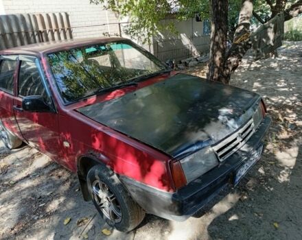 Красный ВАЗ 21099, объемом двигателя 1.5 л и пробегом 66 тыс. км за 800 $, фото 1 на Automoto.ua