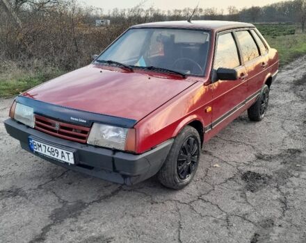 Красный ВАЗ 21099, объемом двигателя 1.5 л и пробегом 220 тыс. км за 1677 $, фото 1 на Automoto.ua