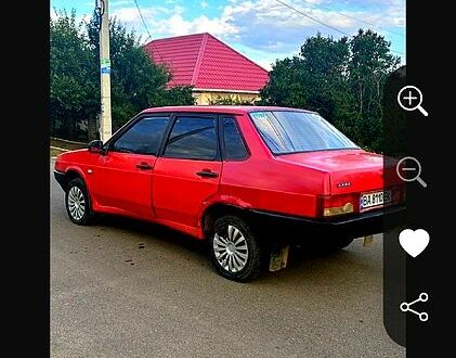 Красный ВАЗ 21099, объемом двигателя 1.5 л и пробегом 0 тыс. км за 650 $, фото 1 на Automoto.ua