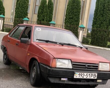 Красный ВАЗ 21099, объемом двигателя 1.5 л и пробегом 300 тыс. км за 900 $, фото 1 на Automoto.ua
