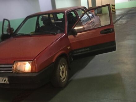 Красный ВАЗ 21099, объемом двигателя 1.5 л и пробегом 180 тыс. км за 750 $, фото 1 на Automoto.ua