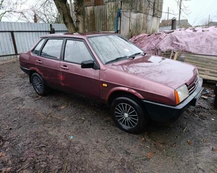 Червоний ВАЗ 21099, об'ємом двигуна 1.5 л та пробігом 194 тис. км за 1100 $, фото 1 на Automoto.ua